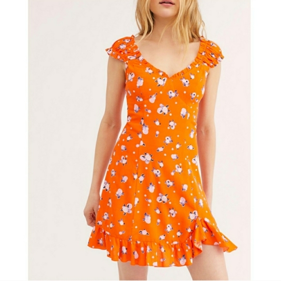 Free People Like A Lady Floral Mini Dress - Picture 5 of 7